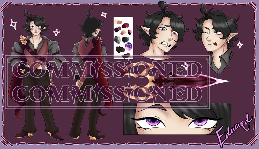 Edward DESIGN (OC COMMISSIONED!)